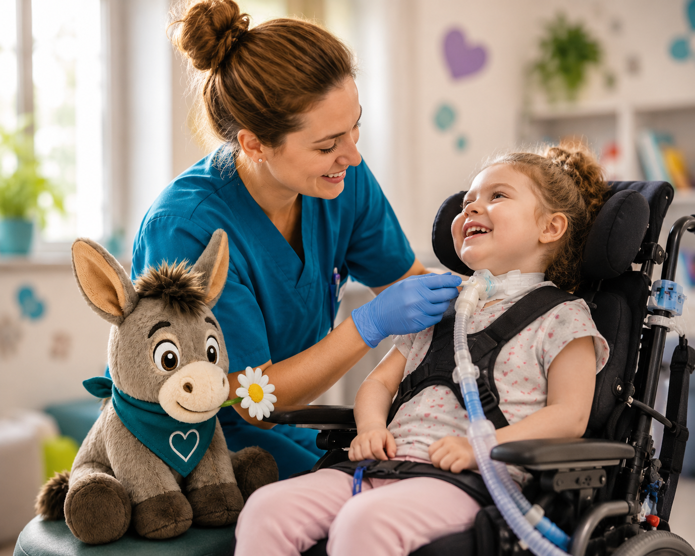 Kinderintensivpflege mit Beatmung